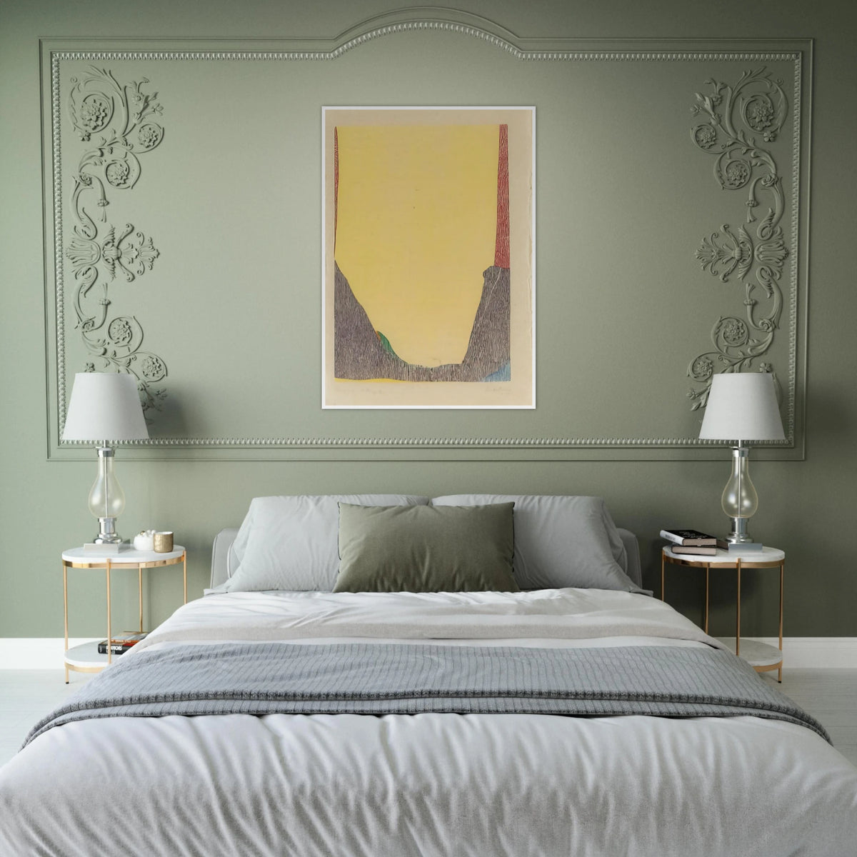 East and Beyond - 1973 Framed Poster | Helen Frankenthaler Framed Prints Wall Art | Frankenthaler Helen