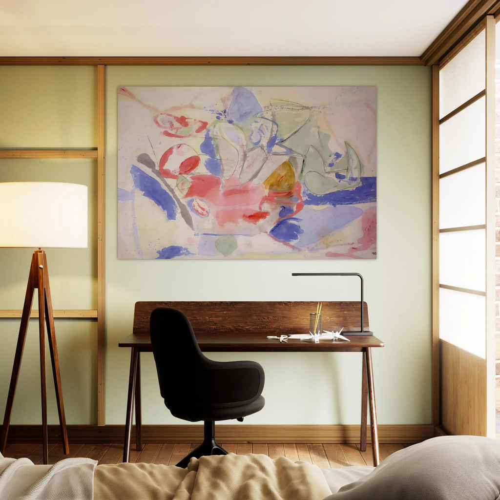 Mountains and Sea - 1952 Poster | Helen Frankenthaler Poster | Frankenthaler Helen