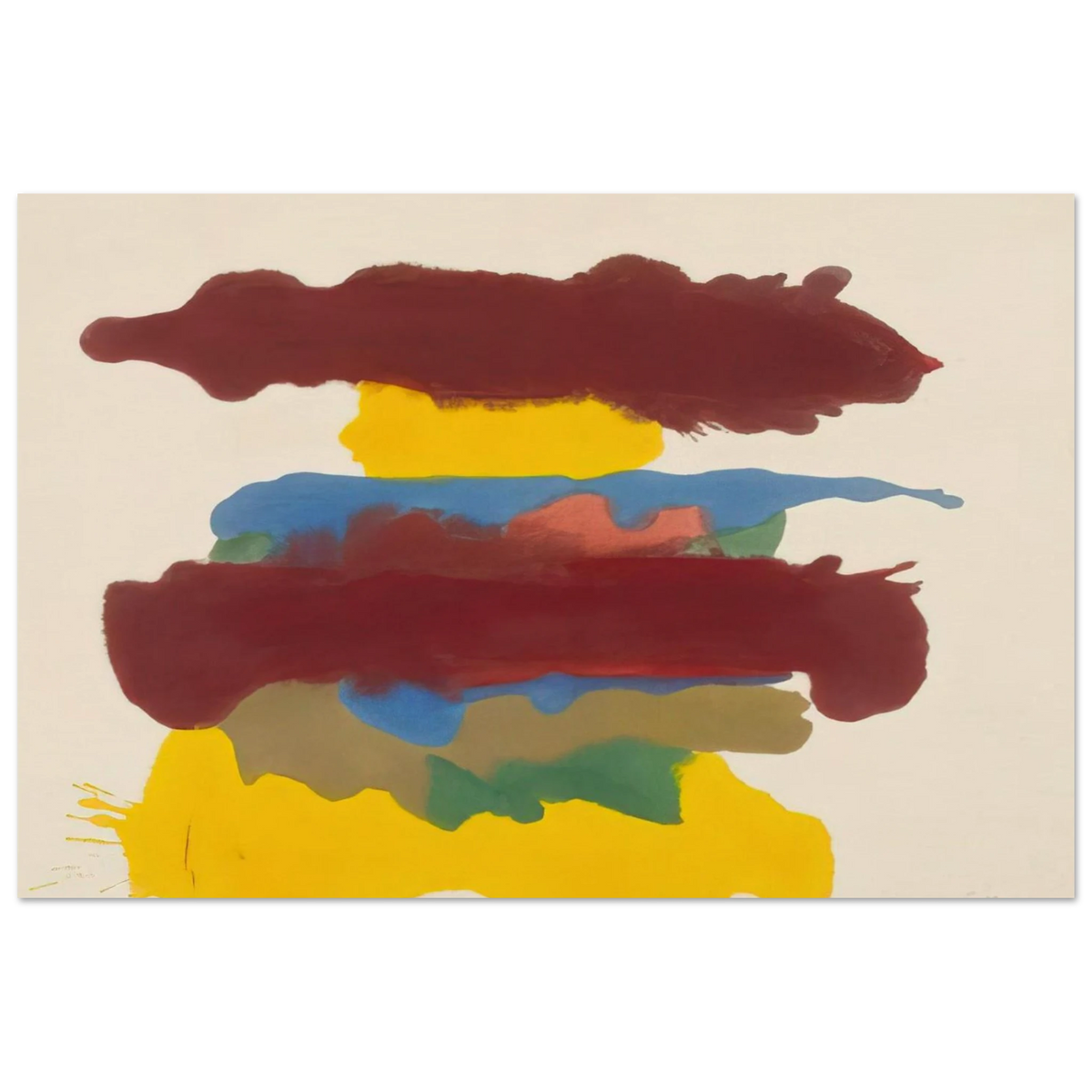 Weather Change - 1963 Poster | Helen Frankenthaler Poster | Frankenthaler Helen