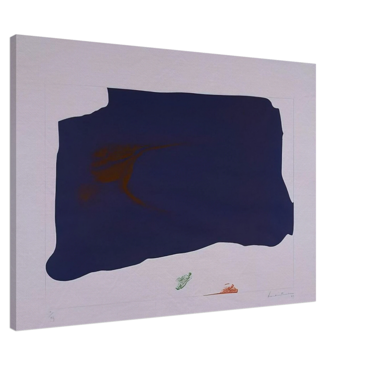 Variation II on Mauve Corner - 1969 Canvas | Helen Frankenthaler Canvas | Frankenthaler Helen