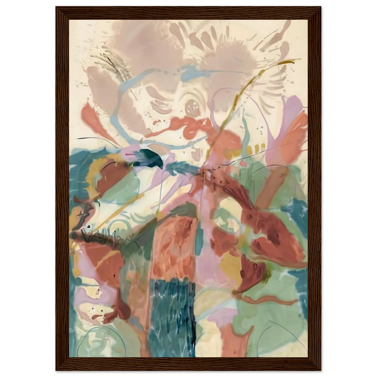 Jacob's Ladder, 1957- Framed Poster | Helen Frankenthaler Framed Prints Wall Art | Frankenthaler Helen