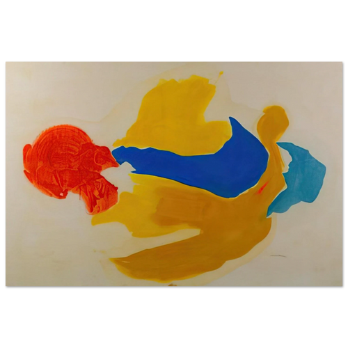 Blue Jay - 1963  United States Poster | Helen Frankenthaler Poster | Frankenthaler Helen