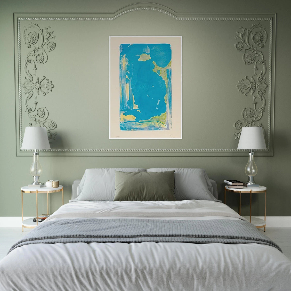 Reflections IV - 1995 Framed Poster | Helen Frankenthaler Framed Prints Wall Art | Frankenthaler Helen