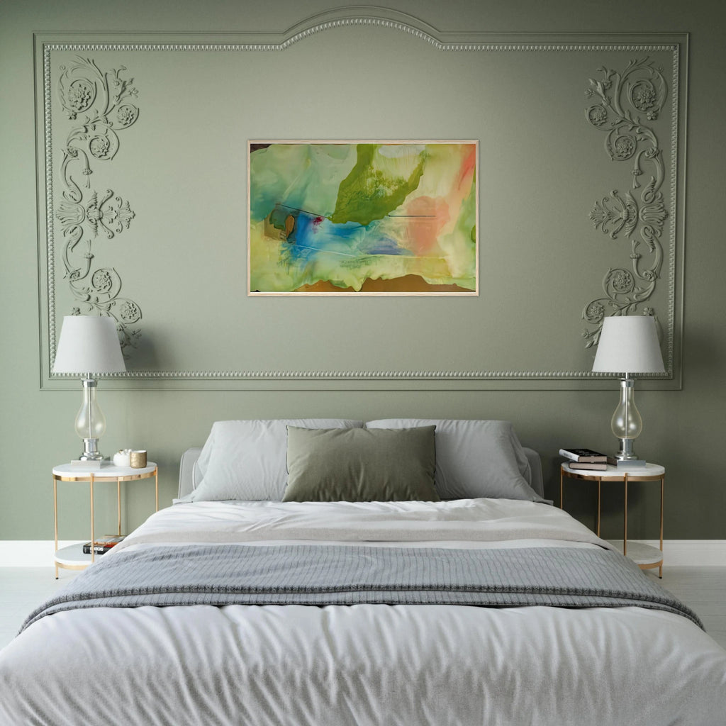 Hint from Bassano, 1973- Framed Poster | Helen Frankenthaler Framed Prints Wall Art | Frankenthaler Helen