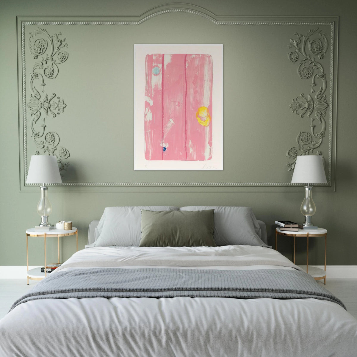 Reflections VIII - 1995 Framed Poster | Helen Frankenthaler Framed Prints Wall Art | Frankenthaler Helen