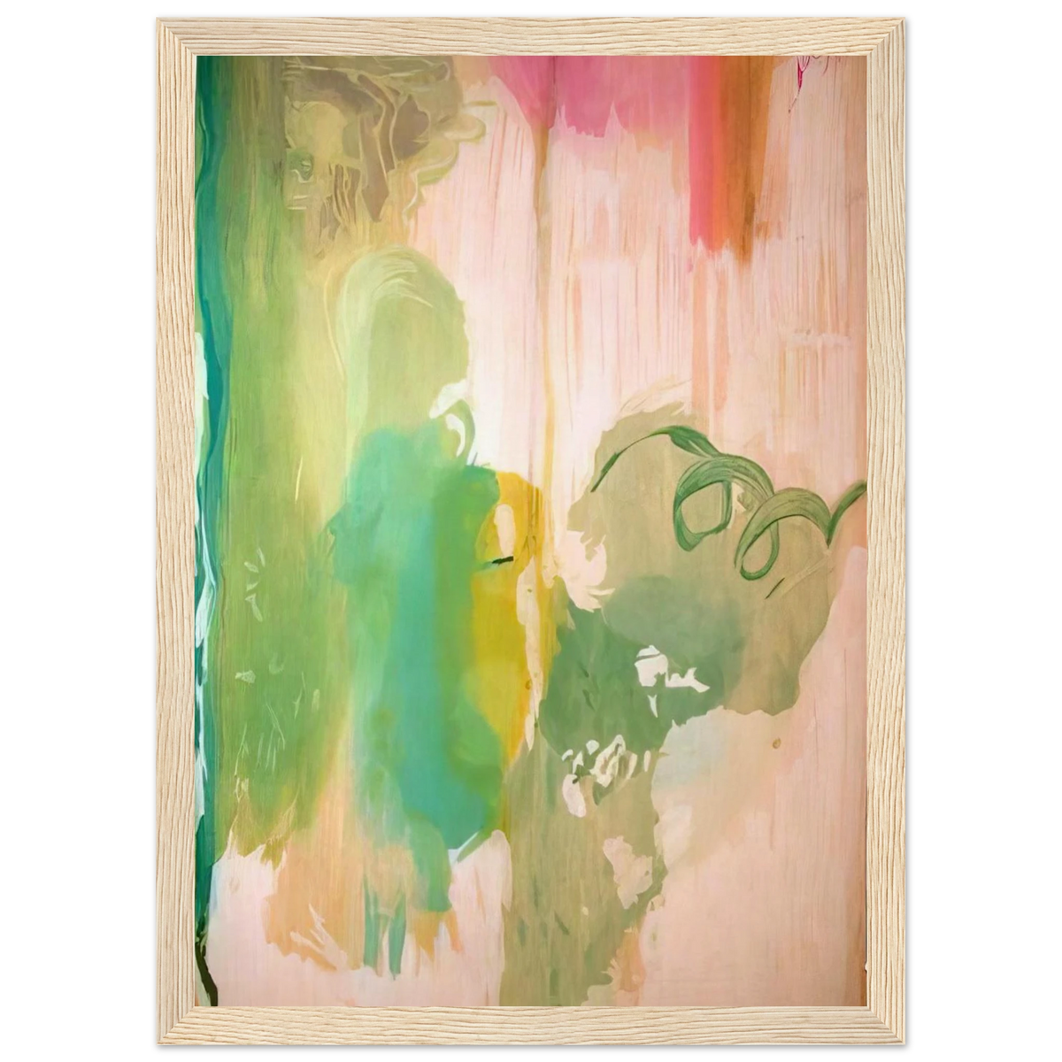 Snow Pines - 2004 Framed Poster | Helen Frankenthaler Framed Prints Wall Art | Frankenthaler Helen