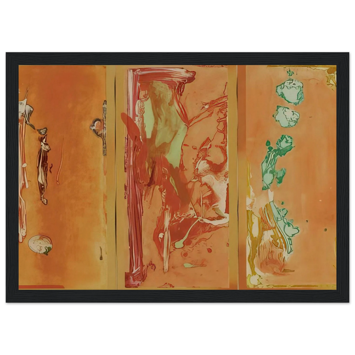 Gateway - 1988 Framed Poster | Helen Frankenthaler Framed Prints Wall Art | Frankenthaler Helen