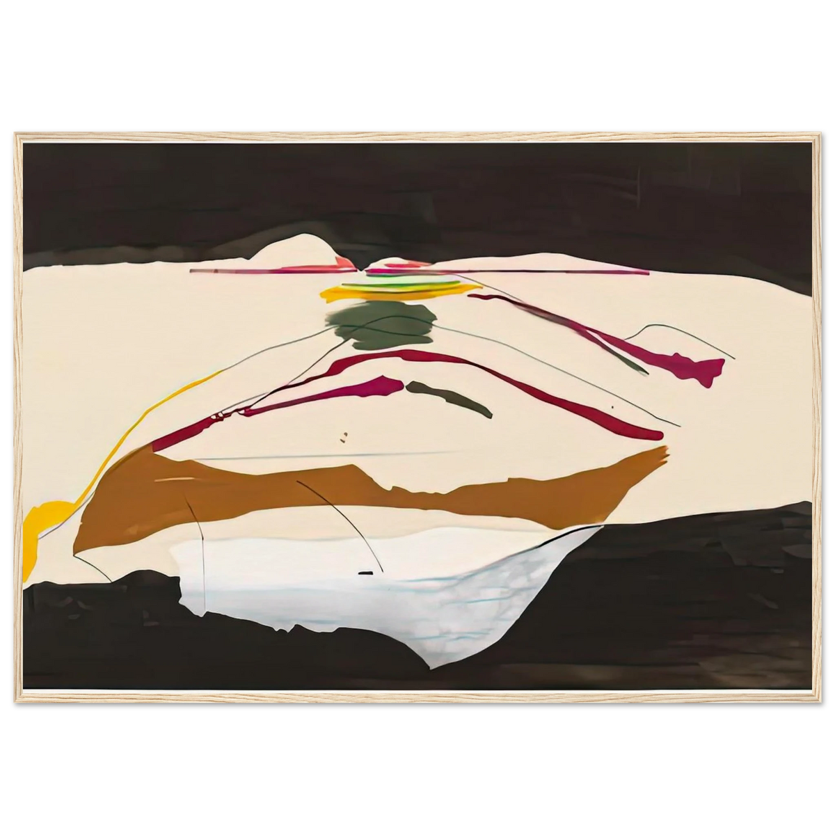 New Paths, 1973- Framed Poster | Helen Frankenthaler Framed Prints Wall Art | Frankenthaler Helen