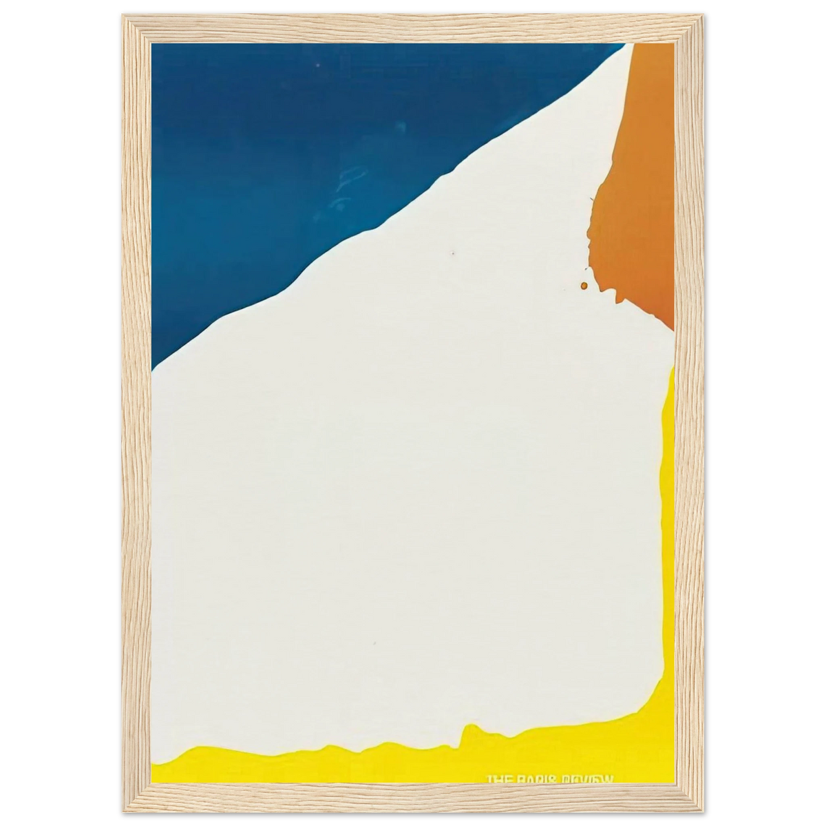 Paris Review - 1966 Framed Poster | Helen Frankenthaler Framed Prints Wall Art | Frankenthaler Helen