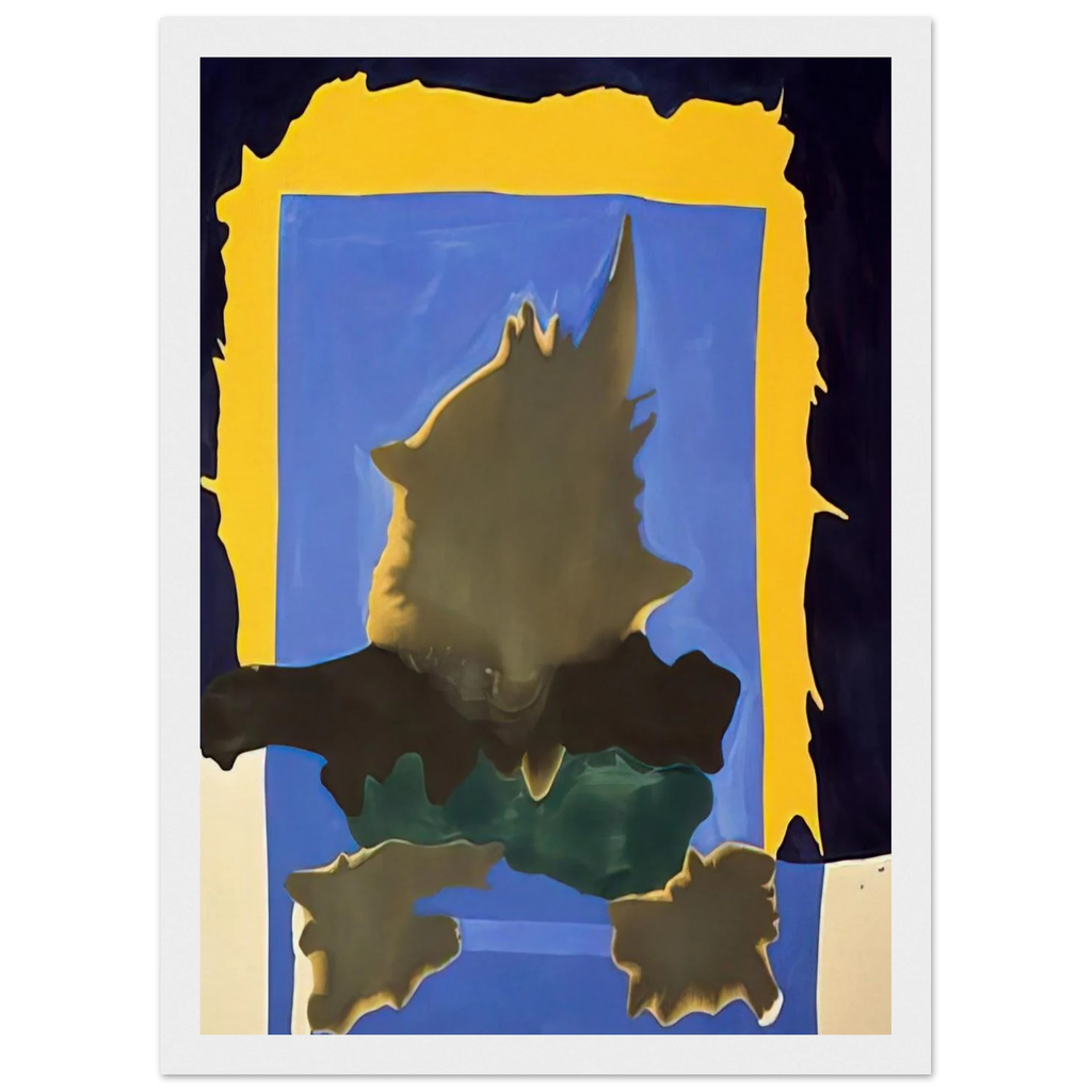 Interior Landscape - 1964 Framed Poster | Helen Frankenthaler Framed Prints Wall Art | Frankenthaler Helen