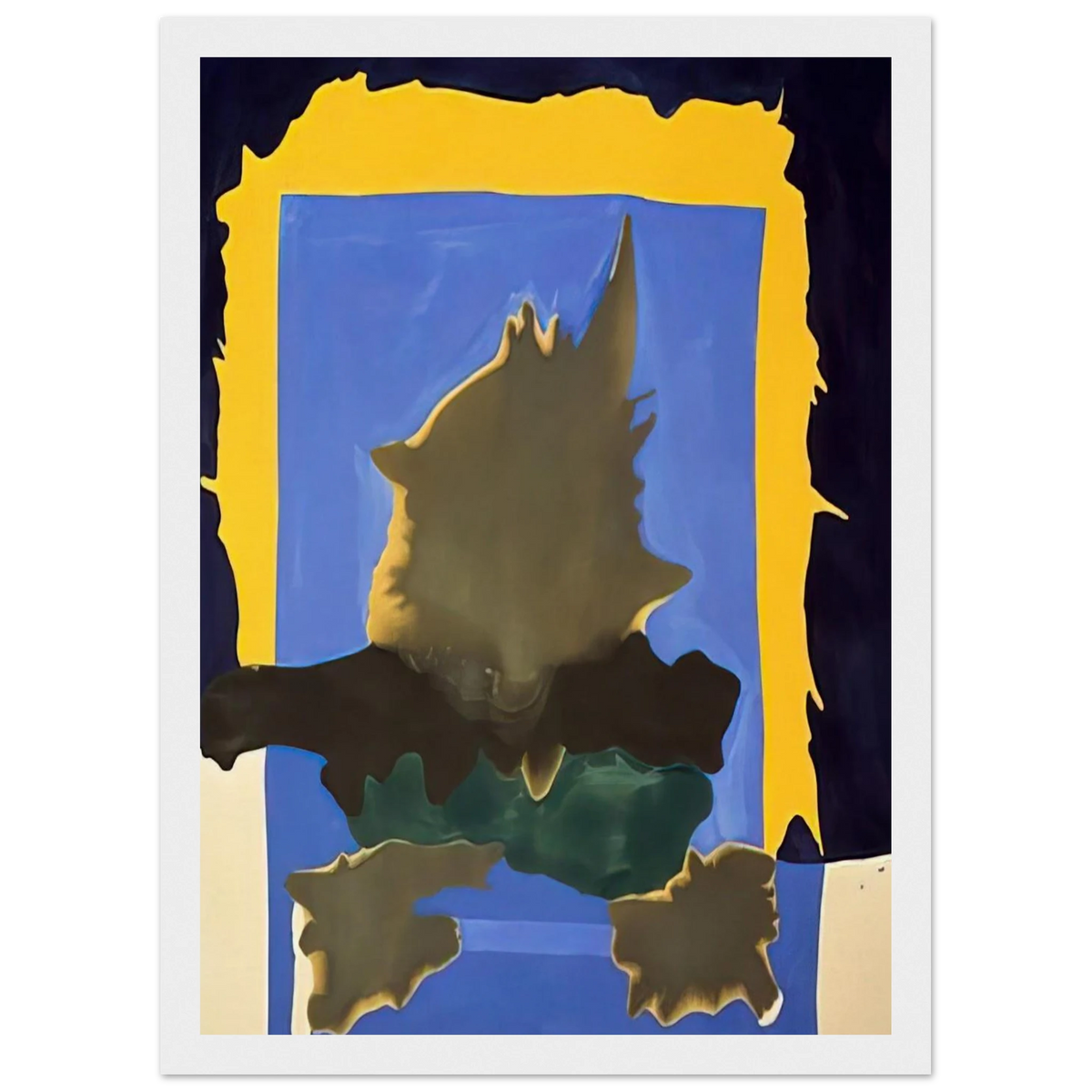 Interior Landscape - 1964 Framed Poster | Helen Frankenthaler Framed Prints Wall Art | Frankenthaler Helen