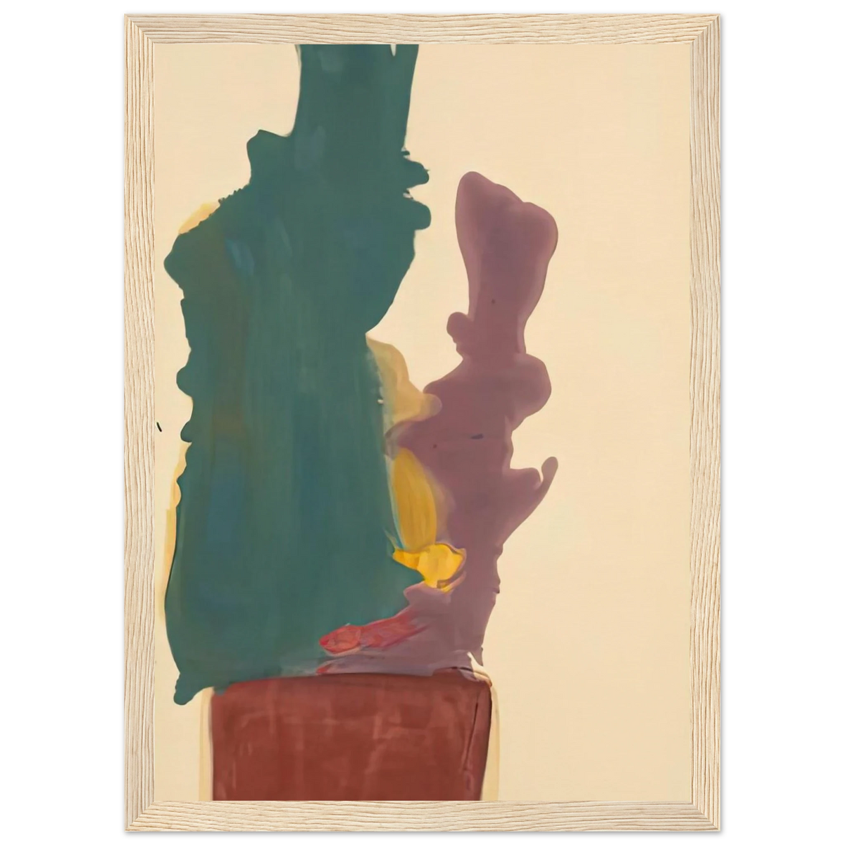 Evil Spirit, 1963- Framed Poster | Helen Frankenthaler Framed Prints Wall Art | Frankenthaler Helen