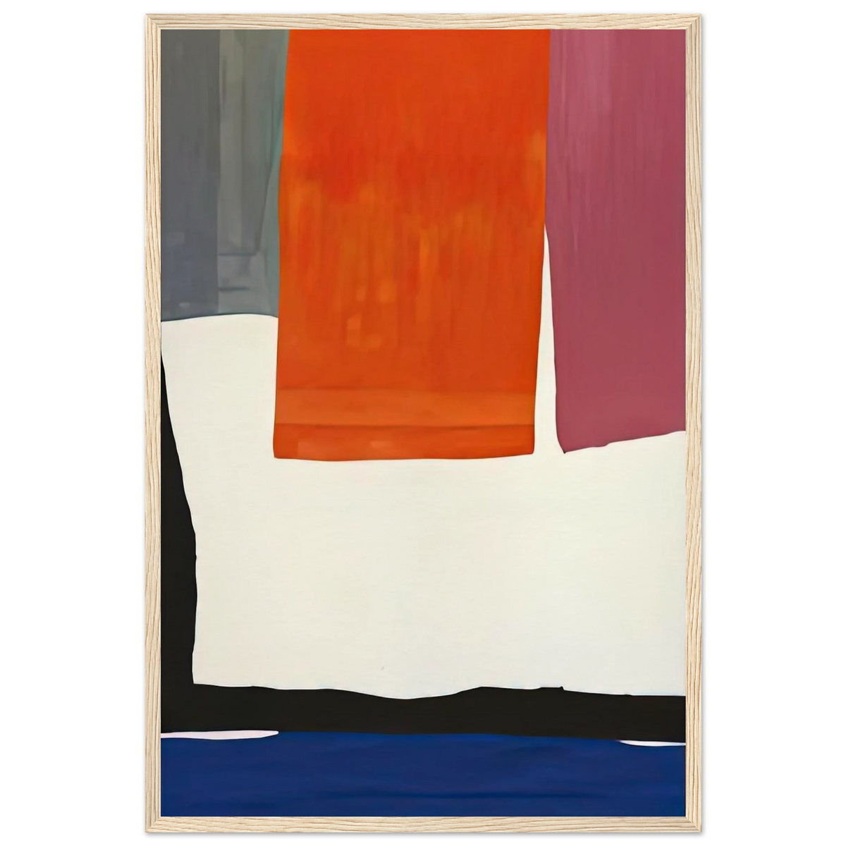 The Human Edge, 1967- Framed Poster | Helen Frankenthaler Framed Prints Wall Art | Frankenthaler Helen