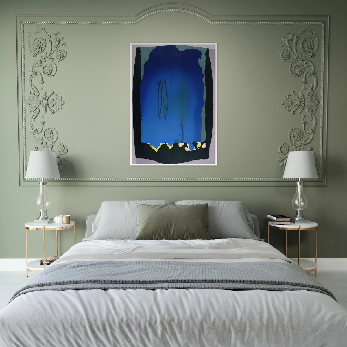 Freefall - 1992 Framed Poster | Helen Frankenthaler Framed Prints Wall Art | Frankenthaler Helen
