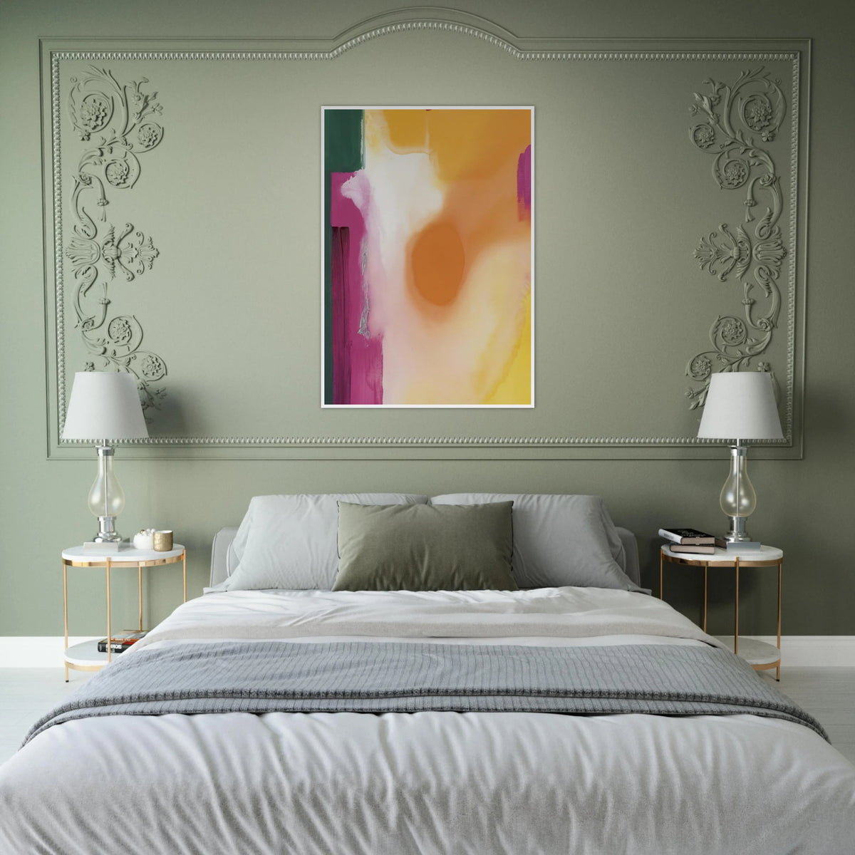 Bullseye - 1989 Framed Poster | Helen Frankenthaler Framed Prints Wall Art | Frankenthaler Helen