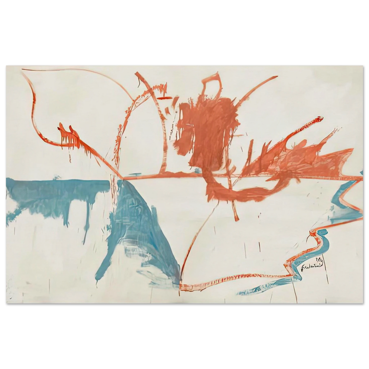 French Horizon, 1958- Poster | Helen Frankenthaler Poster | Frankenthaler Helen