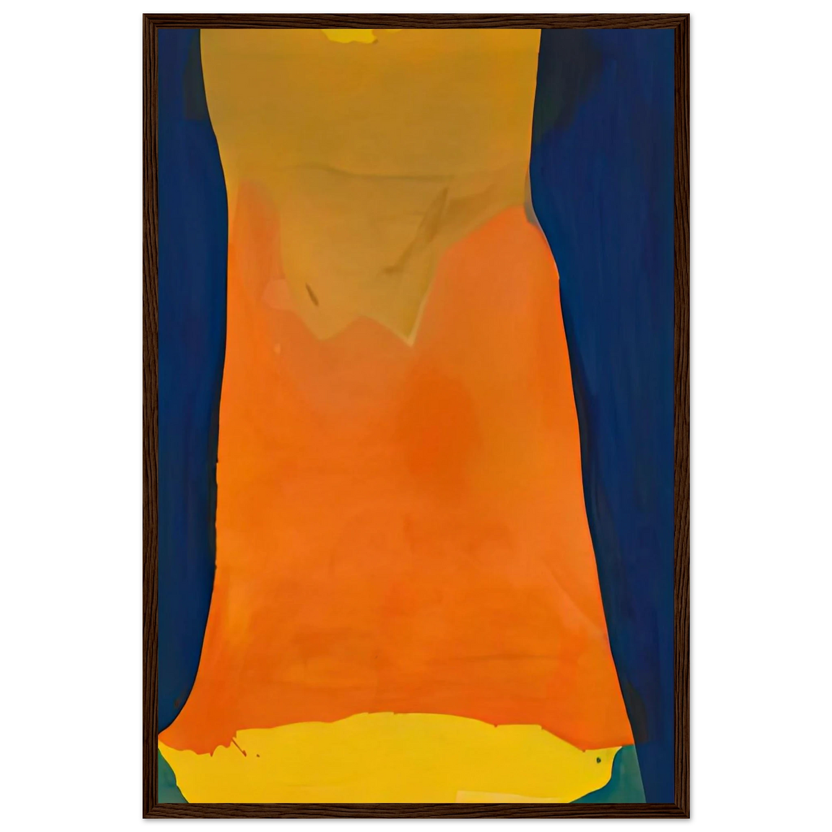 Orange Mood, 1963-64- Framed Poster | Helen Frankenthaler Framed Prints Wall Art | Frankenthaler Helen