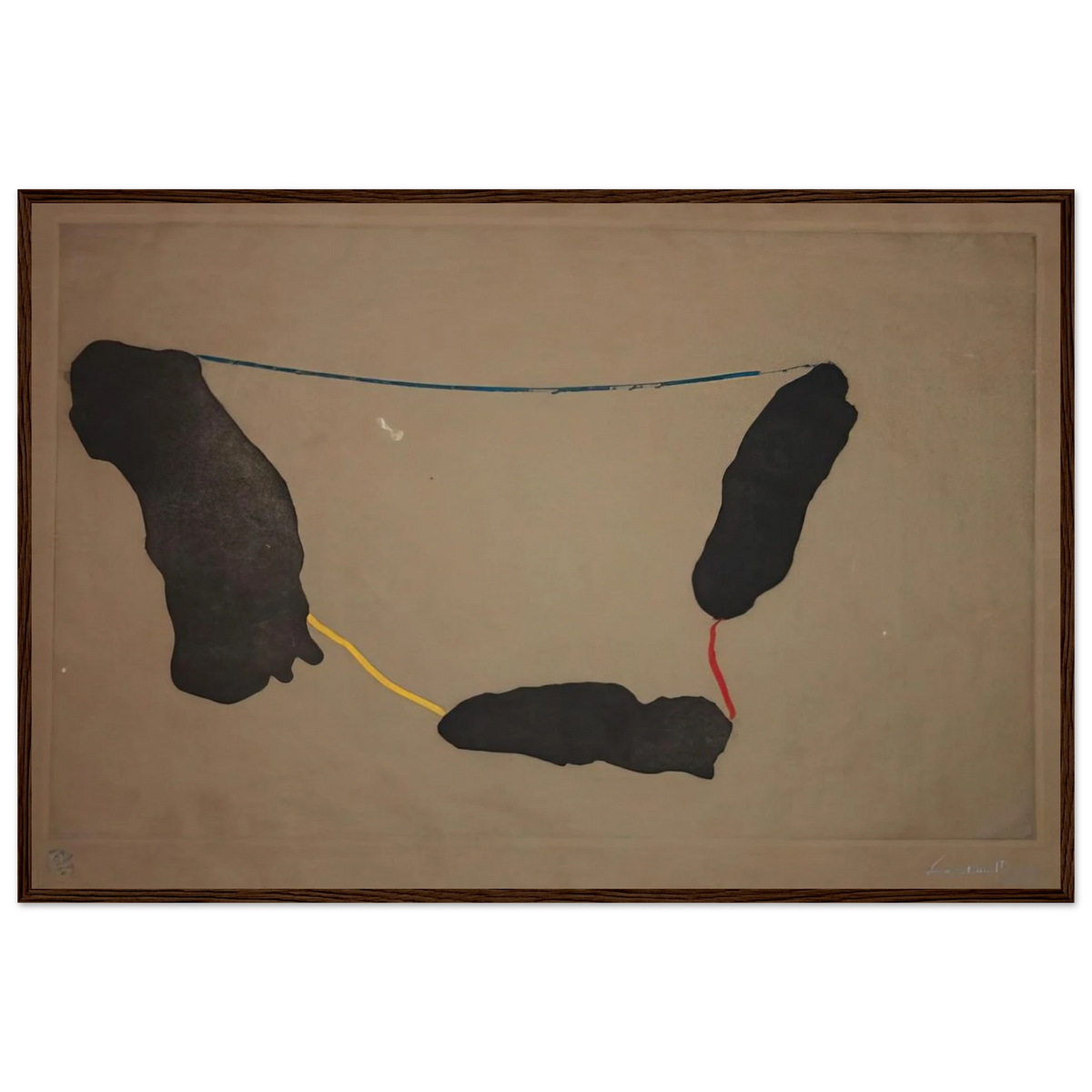 Connected By Joy - 1973 Framed Poster | Helen Frankenthaler Framed Prints Wall Art | Frankenthaler Helen