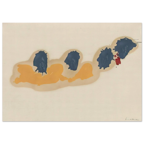 April IV - 1960 Poster | Helen Frankenthaler Poster | Frankenthaler Helen