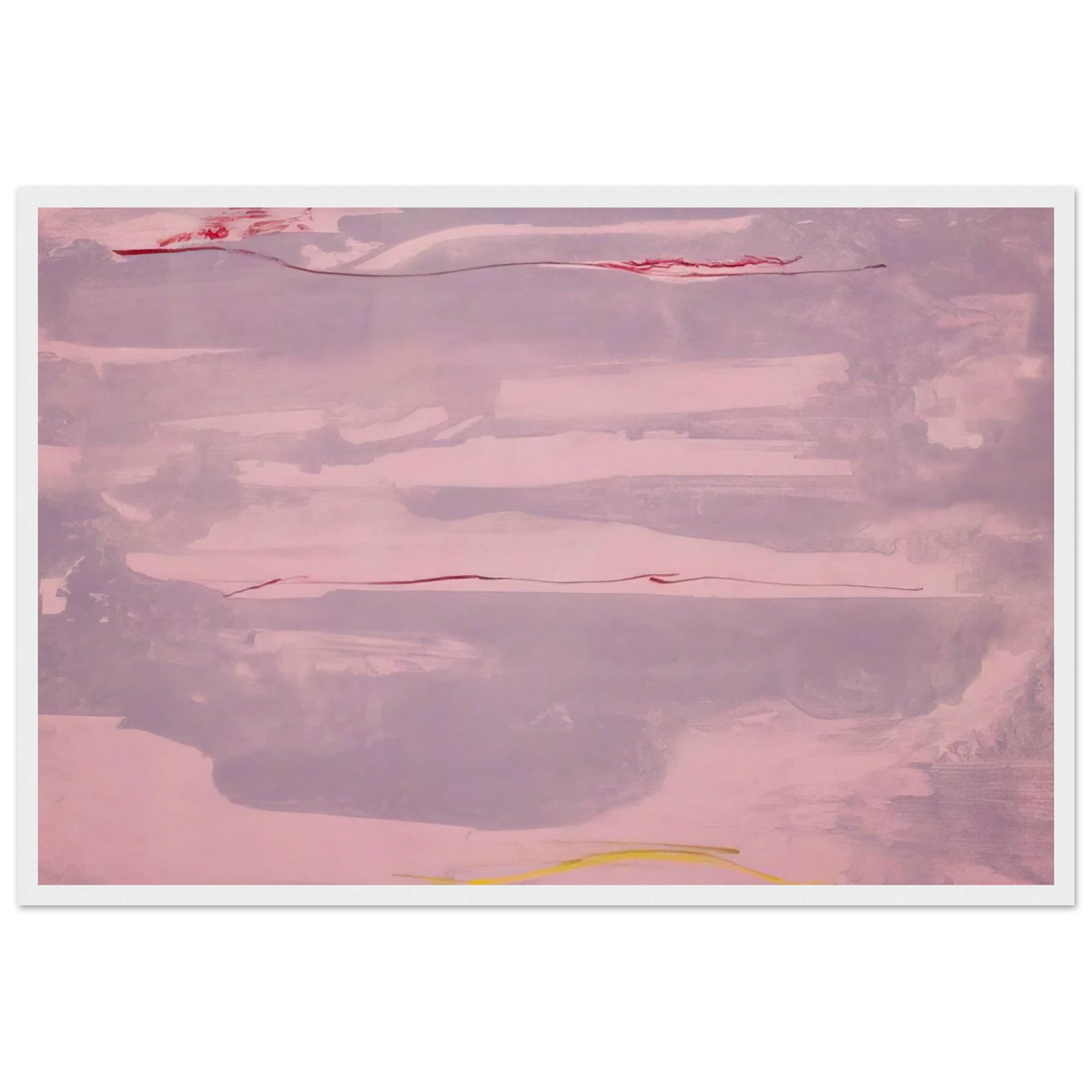 Dream Walk - 1977 Framed Poster | Helen Frankenthaler Framed Prints Wall Art | Frankenthaler Helen
