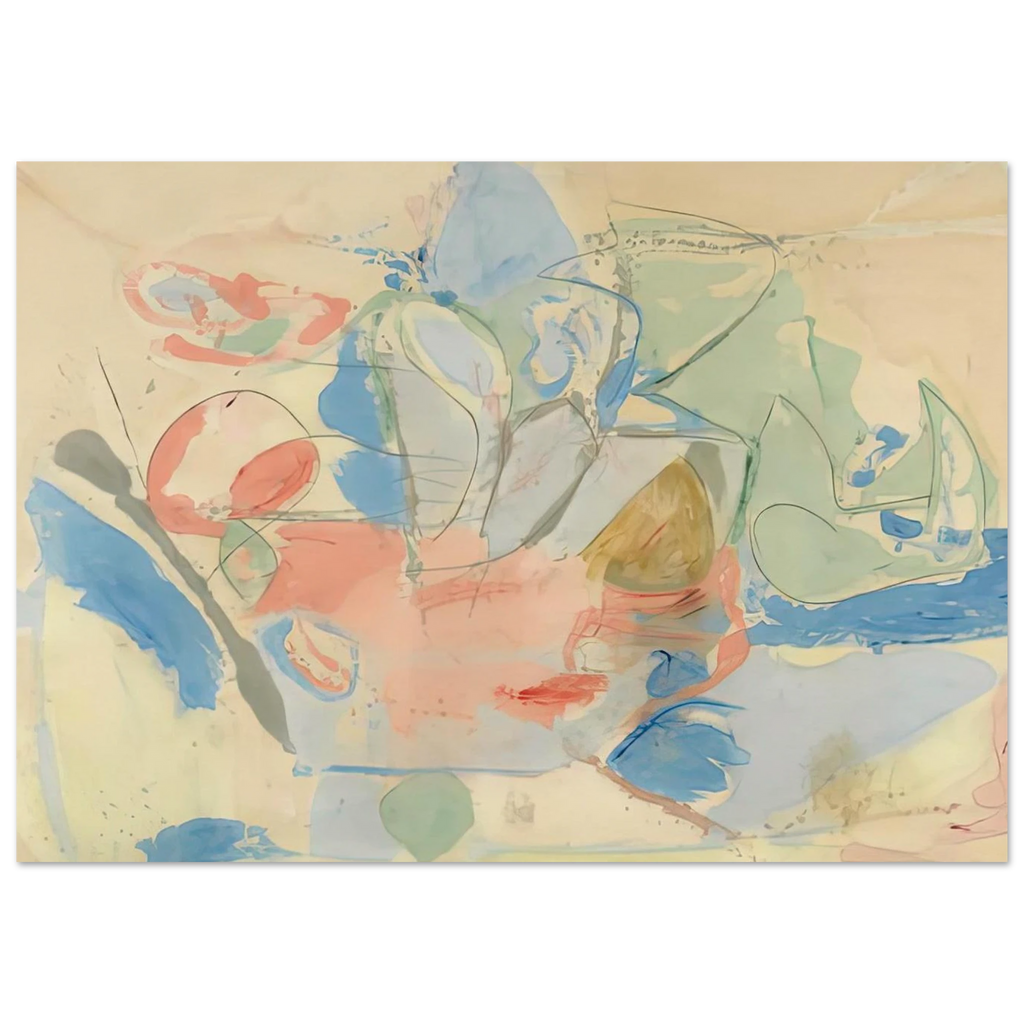 Mountains and Sea, 1952- Poster | Helen Frankenthaler Poster | Frankenthaler Helen