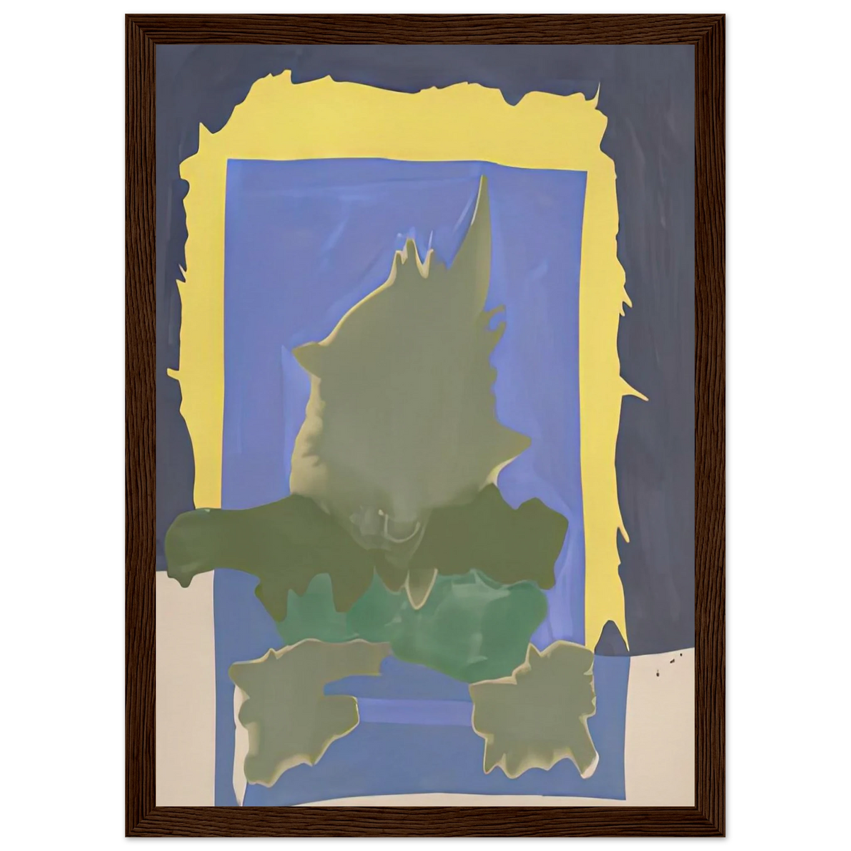 Interior Landscape, 1964- Framed Poster | Helen Frankenthaler Framed Prints Wall Art | Frankenthaler Helen
