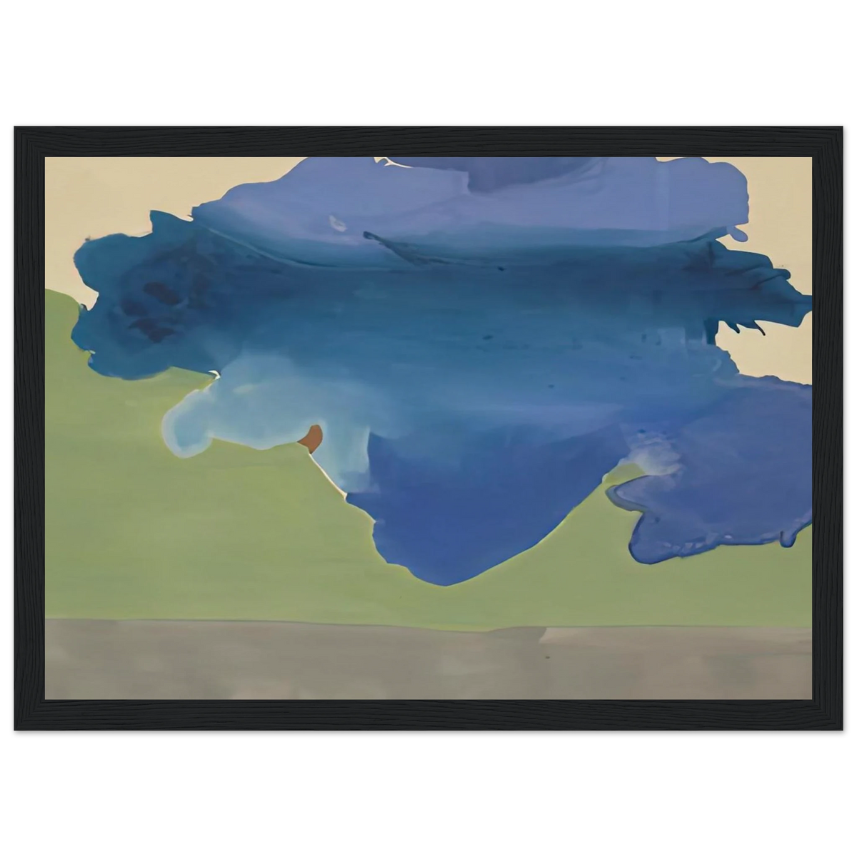 The Bay, 1963- Framed Poster | Helen Frankenthaler Framed Prints Wall Art | Frankenthaler Helen