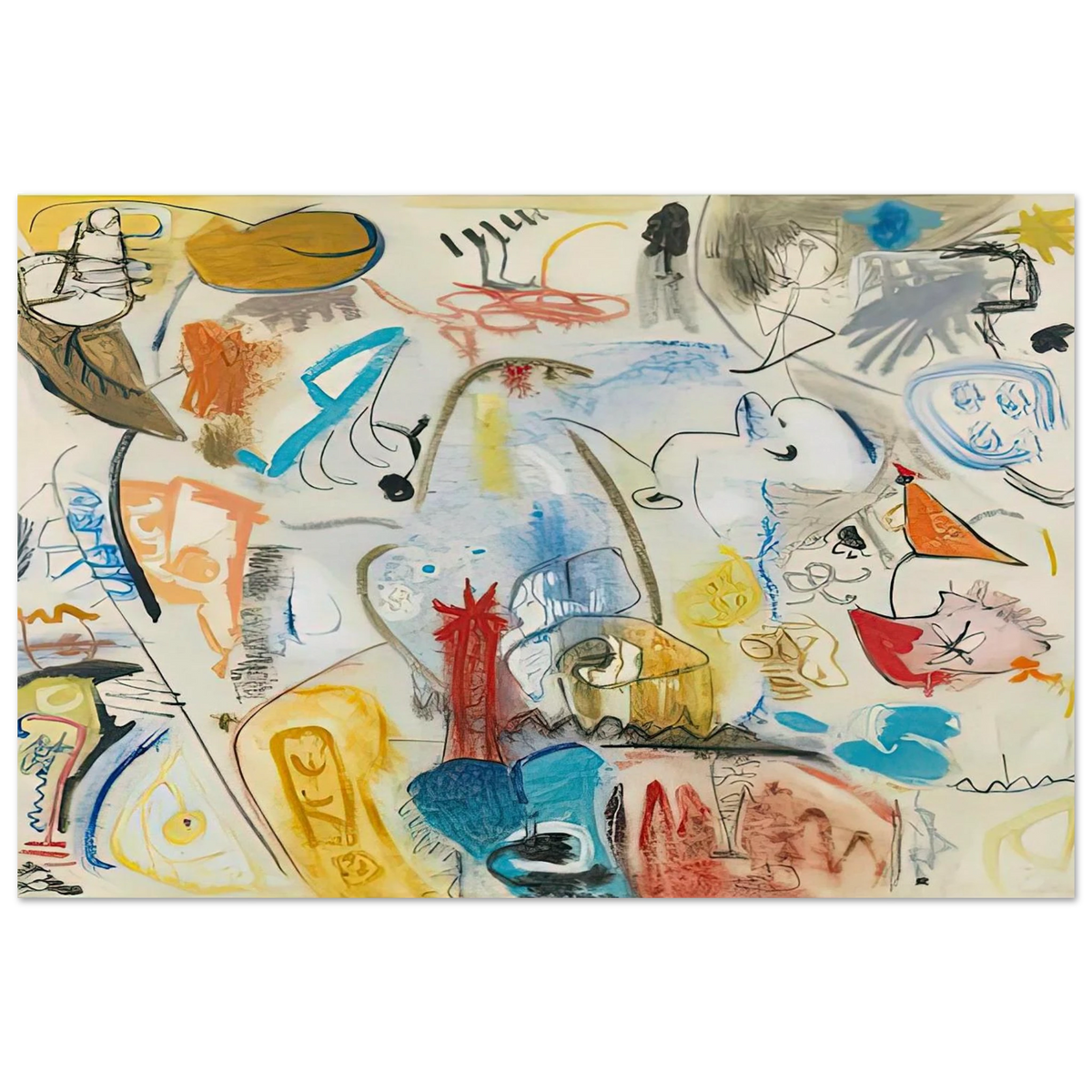 Circus Landscape, 1951- Poster | Helen Frankenthaler Poster | Frankenthaler Helen