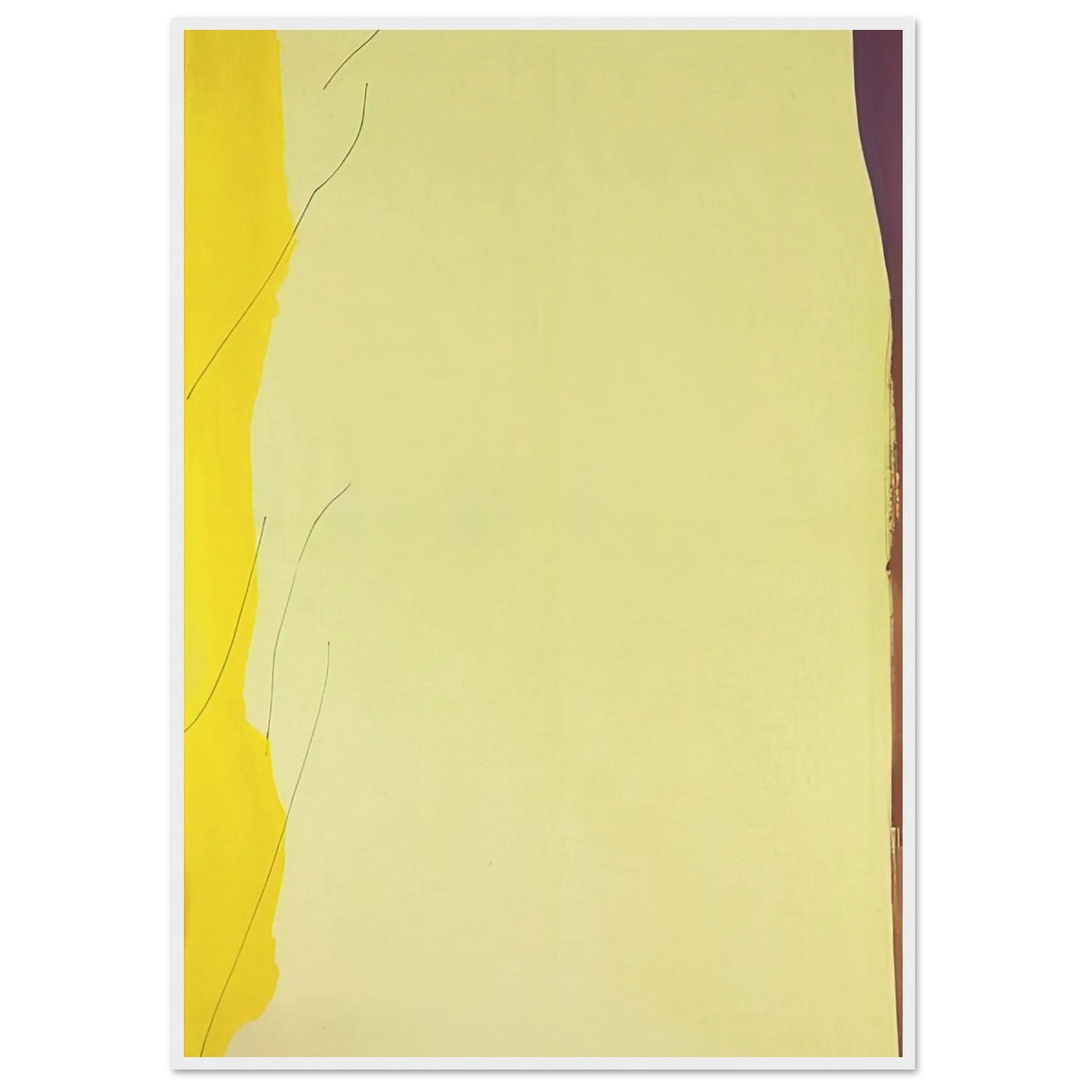 Distillation - 1973 Framed Poster | Helen Frankenthaler Framed Prints Wall Art | Frankenthaler Helen