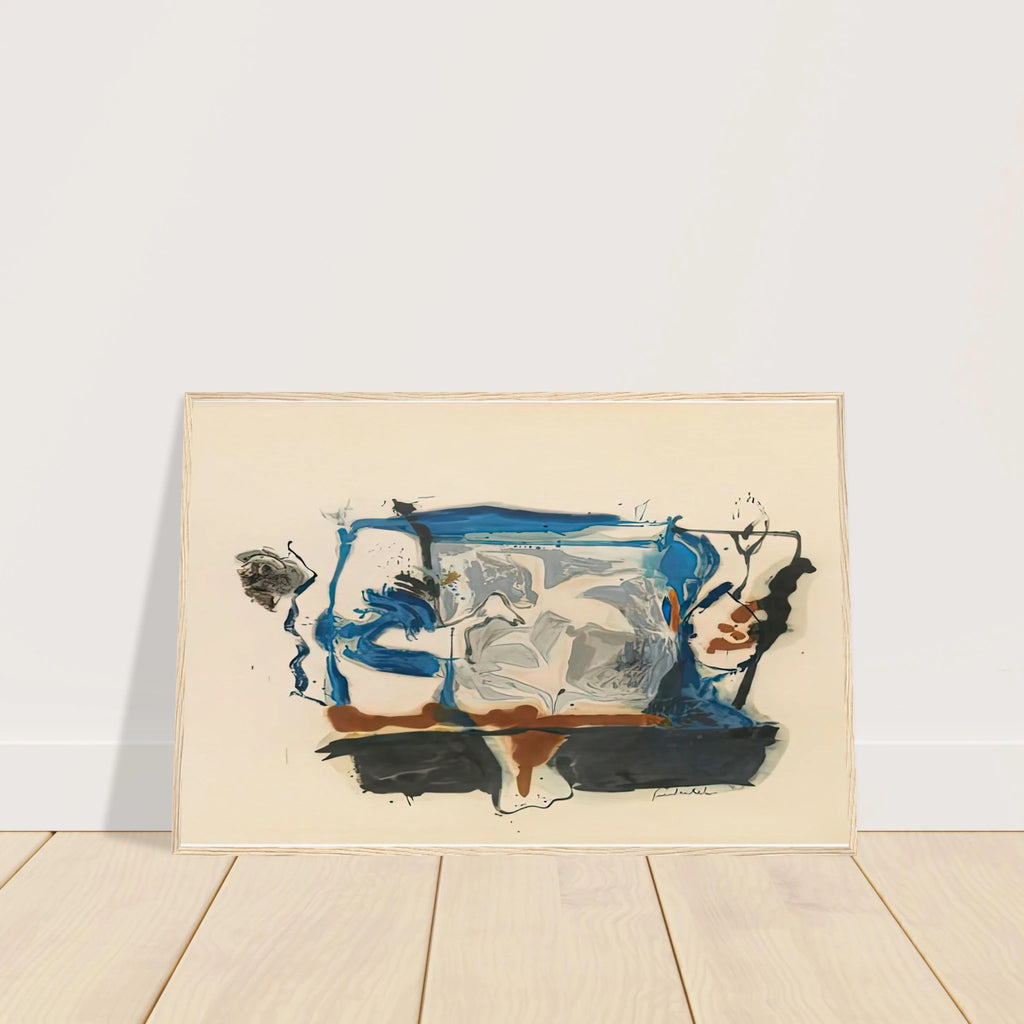 Swan Lake II, 1961- Framed Poster | Helen Frankenthaler Framed Prints Wall Art | Frankenthaler Helen