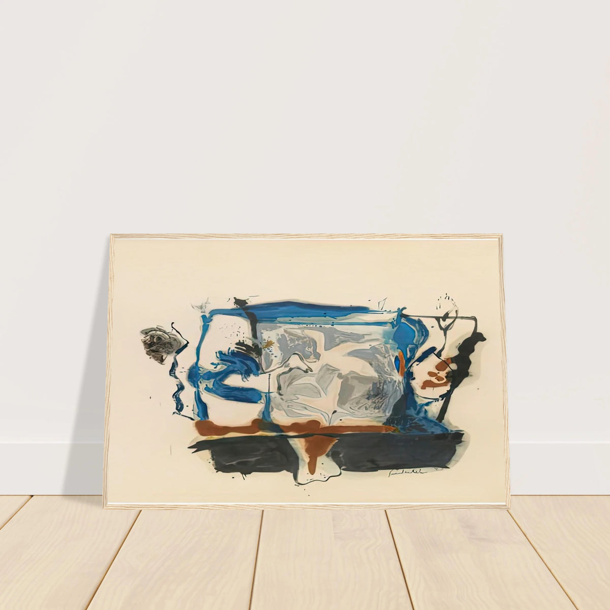 Swan Lake II, 1961- Framed Poster | Helen Frankenthaler Framed Prints Wall Art | Frankenthaler Helen
