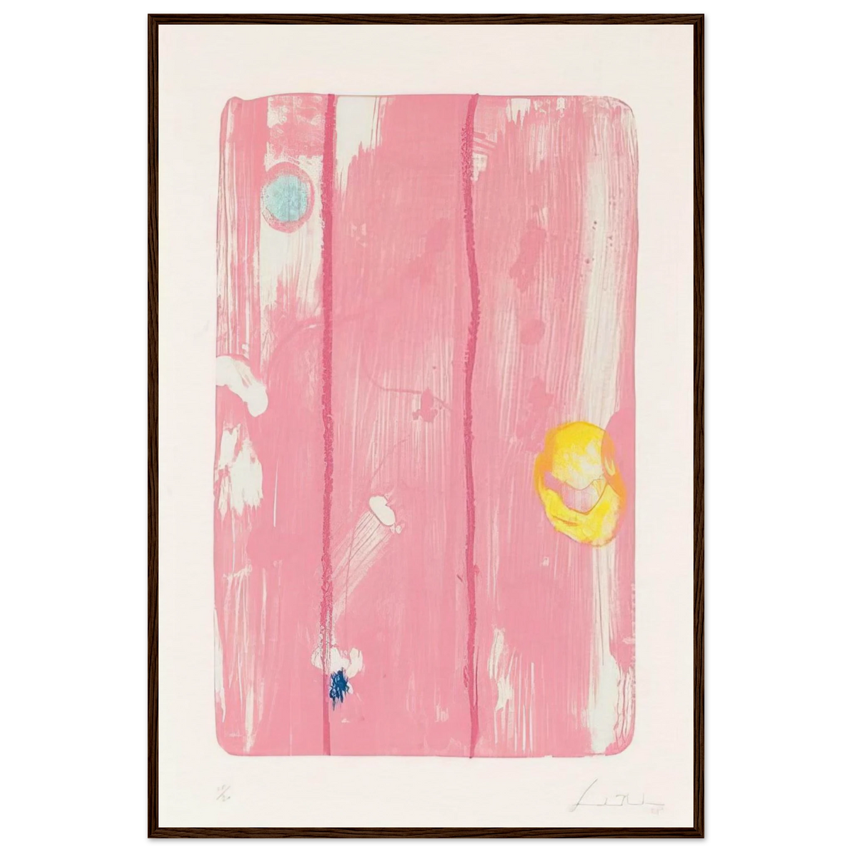 Reflections VIII - 1995 Framed Poster | Helen Frankenthaler Framed Prints Wall Art | Frankenthaler Helen