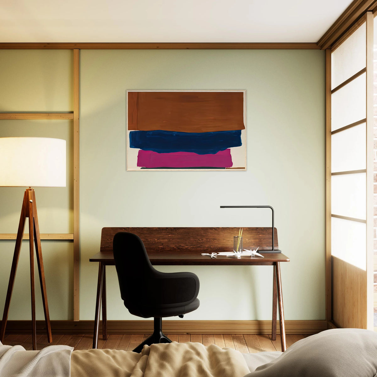 Indian Summer, 1967- Framed Poster | Helen Frankenthaler Framed Prints Wall Art | Frankenthaler Helen