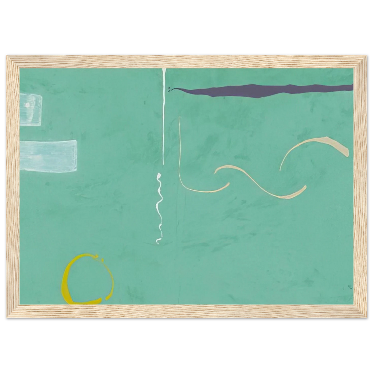 Tahiti - 1989 Framed Poster | Helen Frankenthaler Framed Prints Wall Art | Frankenthaler Helen