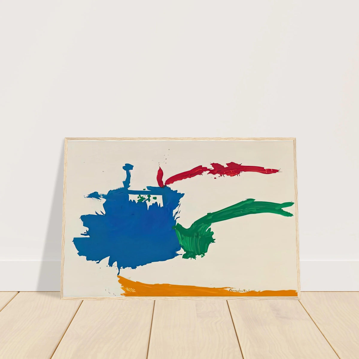 Italian Beach, 1960- Framed Poster | Helen Frankenthaler Framed Prints Wall Art | Frankenthaler Helen