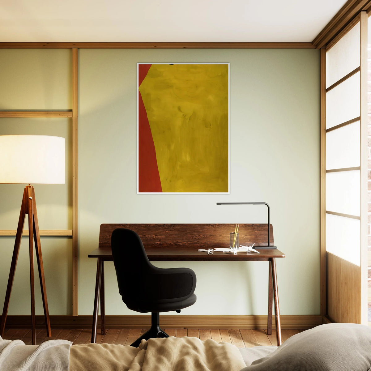 Blessing of the Fleet - 1969 Framed Poster | Helen Frankenthaler Framed Prints Wall Art | Frankenthaler Helen