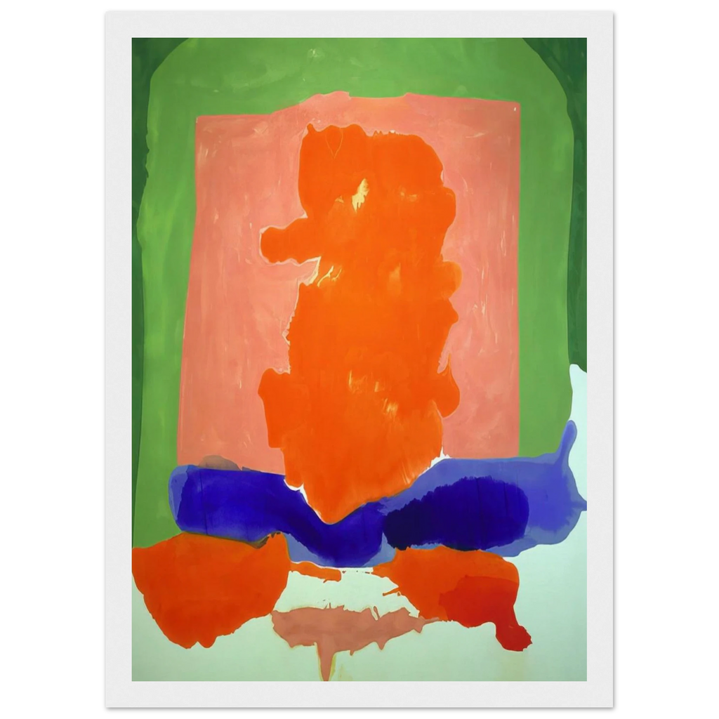 Small s Paradise - 1964 Framed Poster | Helen Frankenthaler Framed Prints Wall Art | Frankenthaler Helen