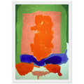 Small s Paradise - 1964 Framed Poster | Helen Frankenthaler Framed Prints Wall Art | Frankenthaler Helen