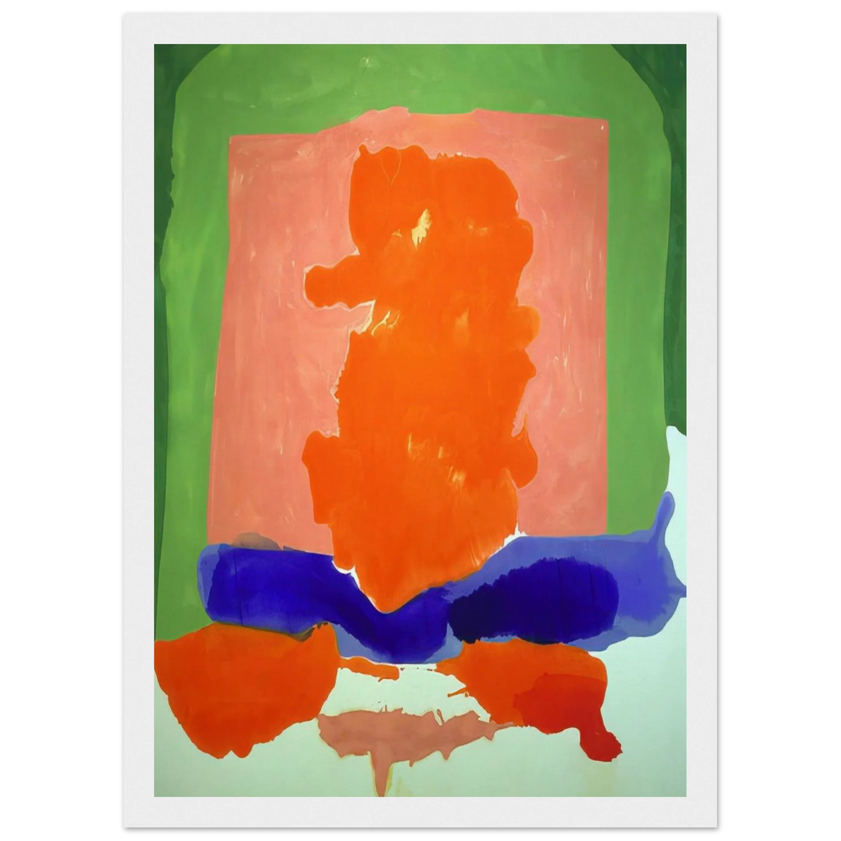 Small s Paradise - 1964 Framed Poster | Helen Frankenthaler Framed Prints Wall Art | Frankenthaler Helen