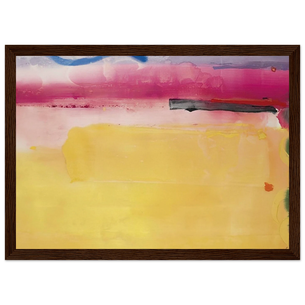 Black-Eyed Susan - 1988 Framed Poster | Helen Frankenthaler Framed Prints Wall Art | Frankenthaler Helen