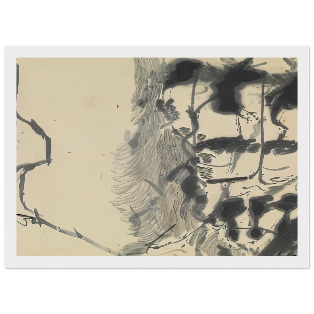 New York Bamboo, 1957- Framed Poster | Helen Frankenthaler Framed Prints Wall Art | Frankenthaler Helen