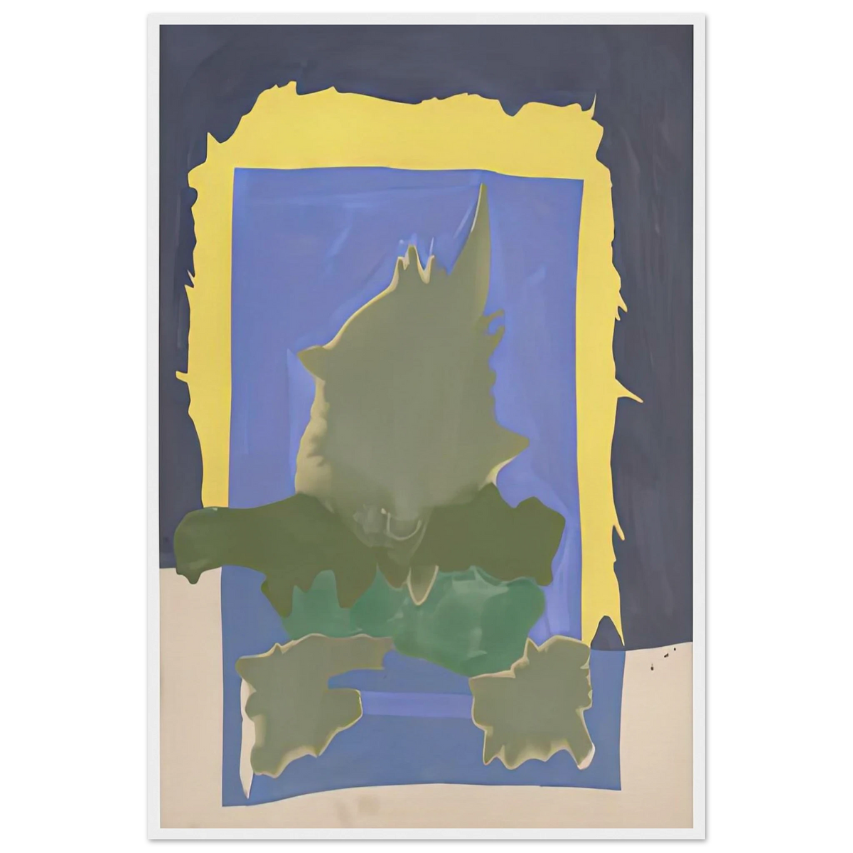 Interior Landscape, 1964- Framed Poster | Helen Frankenthaler Framed Prints Wall Art | Frankenthaler Helen
