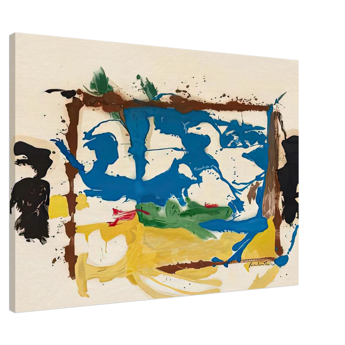 Swan Lake I, 1961- Canvas | Helen Frankenthaler Canvas | Frankenthaler Helen