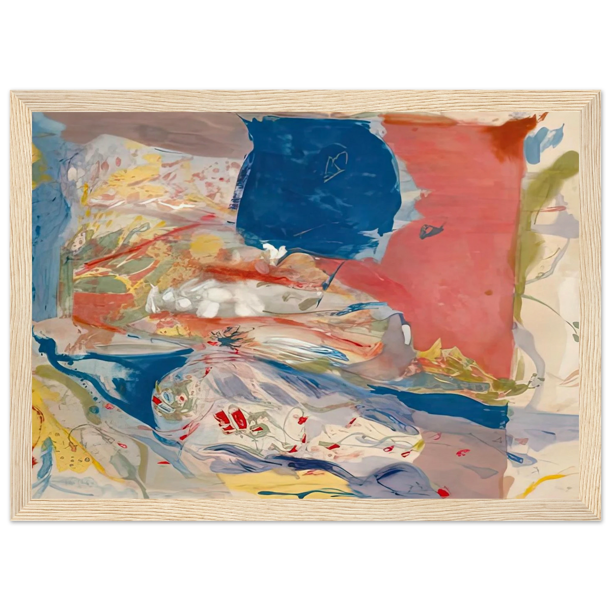 Lorelei, 1957- Framed Poster | Helen Frankenthaler Framed Prints Wall Art | Frankenthaler Helen