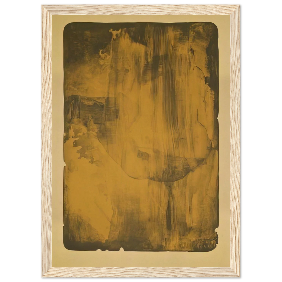 Bronze Smoke - 1978 Framed Poster | Helen Frankenthaler Framed Prints Wall Art | Frankenthaler Helen