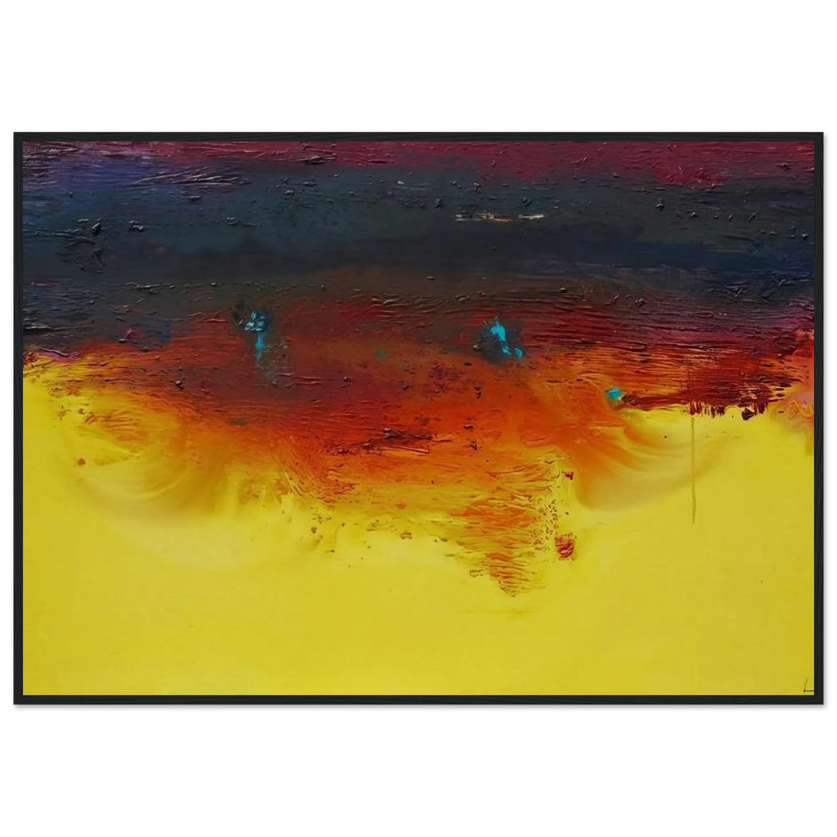 Adirondacks - 1992 Framed Poster | Helen Frankenthaler Framed Prints Wall Art | Frankenthaler Helen