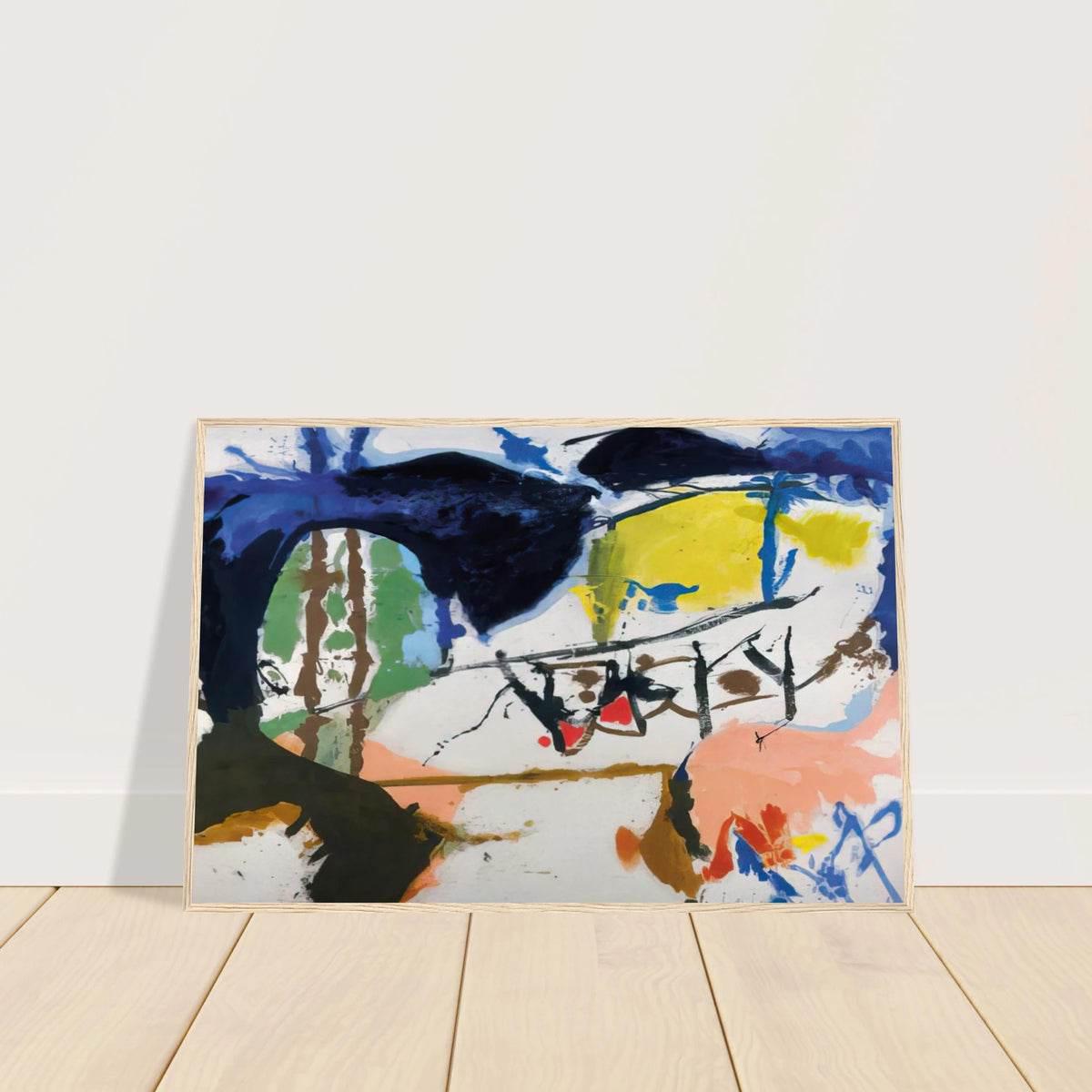 Acres - 1959 Framed Poster | Helen Frankenthaler Framed Prints Wall Art | Frankenthaler Helen