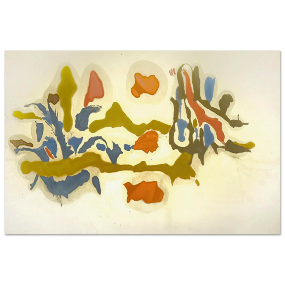 Seascape with Dunes - 1962 Poster | Helen Frankenthaler Poster | Frankenthaler Helen