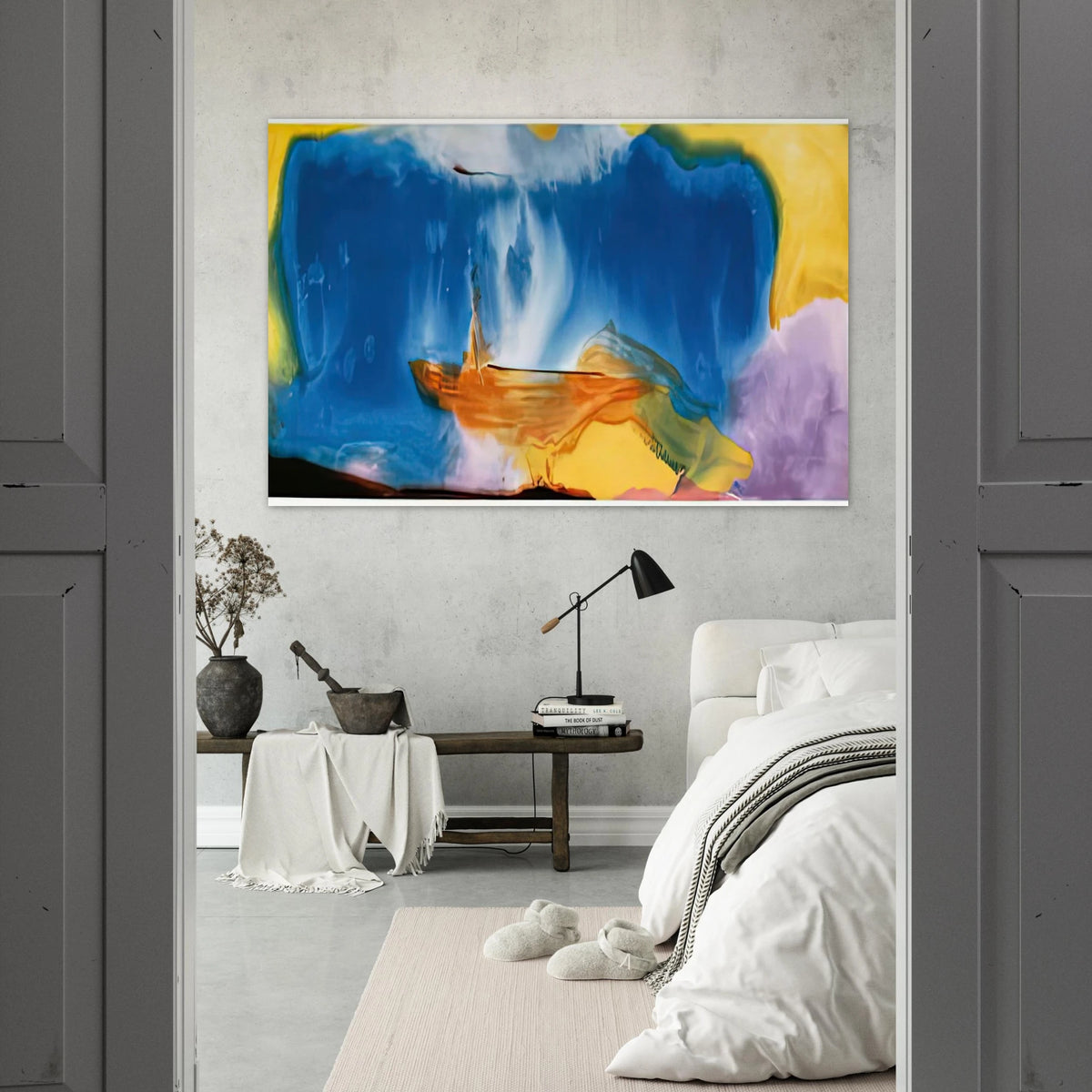 Moveable Blue, 1973- Poster | Helen Frankenthaler Poster | Frankenthaler Helen
