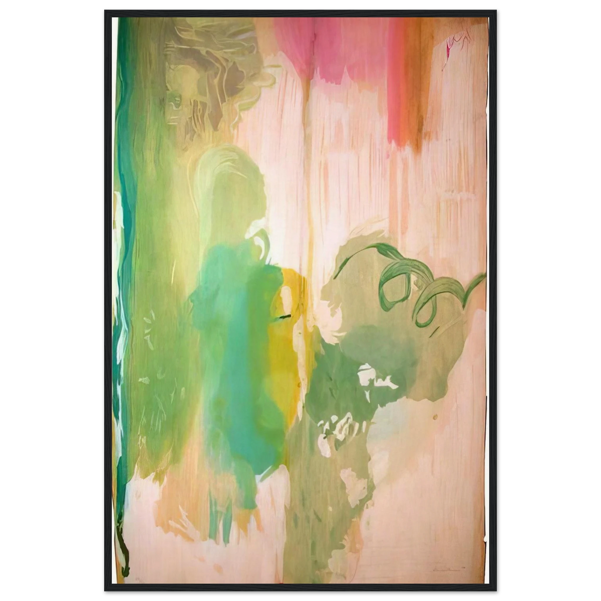 Snow Pines - 2004 Framed Poster | Helen Frankenthaler Framed Prints Wall Art | Frankenthaler Helen